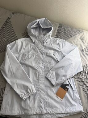 The North Face Antora - Blue Light Gray DryVent Hooded Jacket